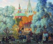Boris Kustodiev Country Sweden oil painting artist